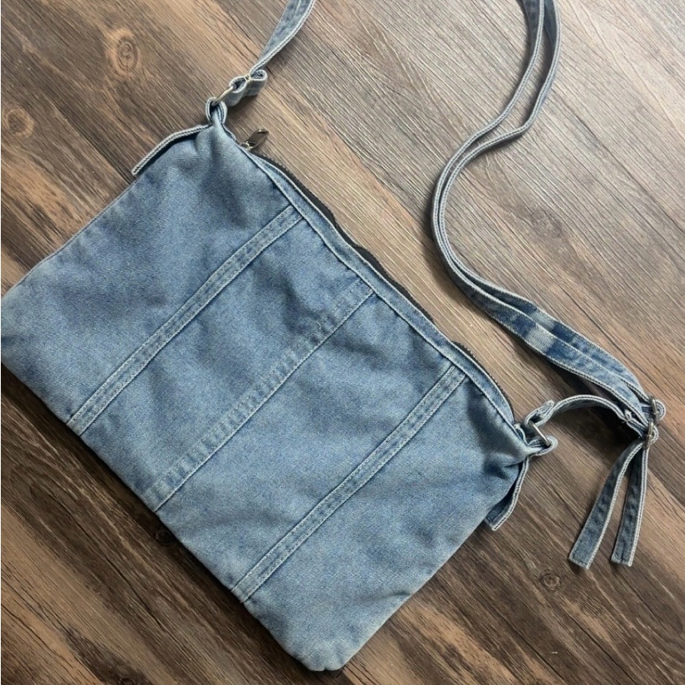 Stylish Denim Crossbody Bag